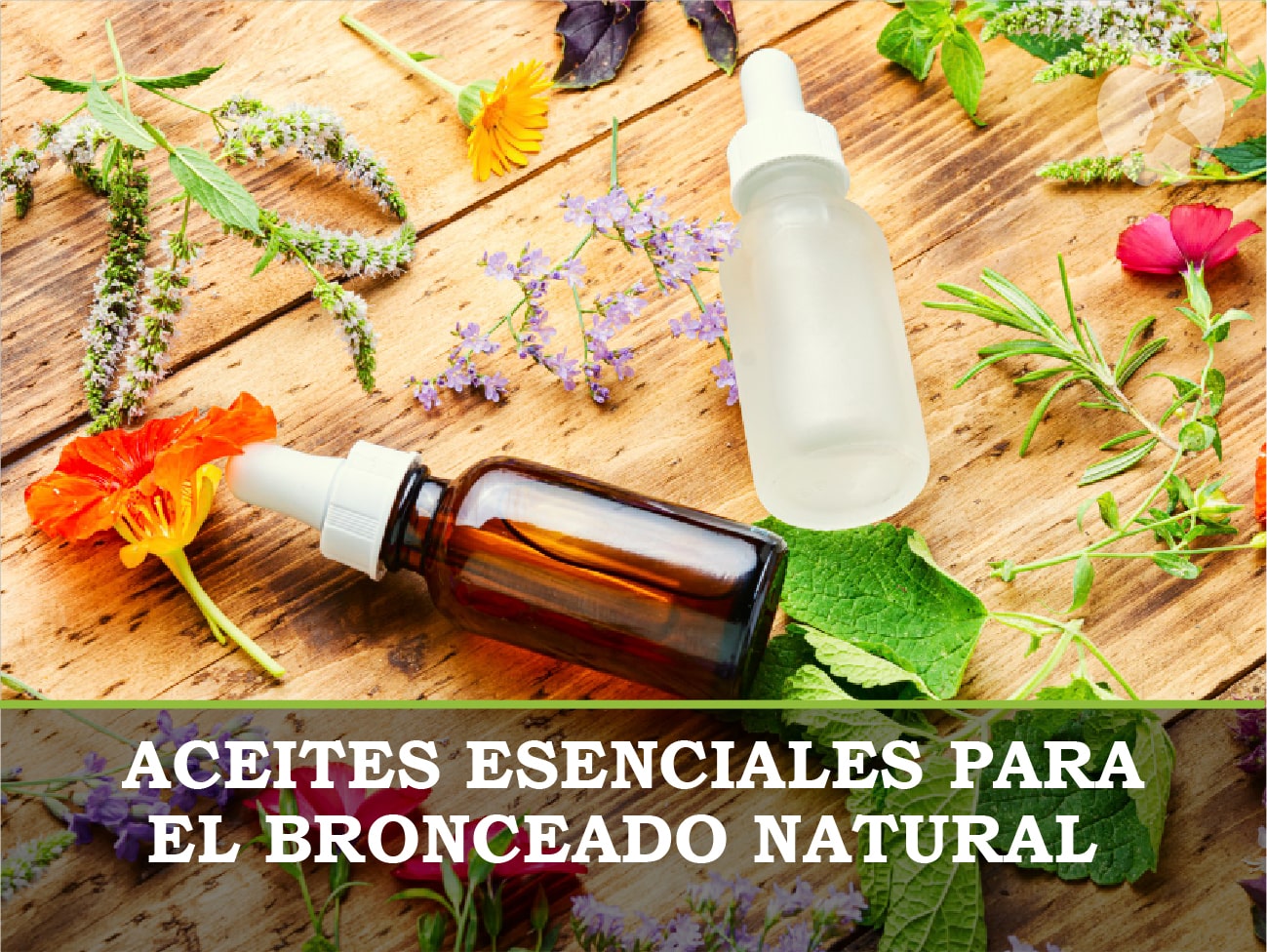 Aceites esenciales para potenciar el bronceado natural