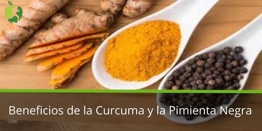 Beneficios de la curcuma y la pimienta negra