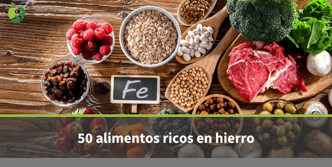 Los 50 alimentos más ricos en hierro