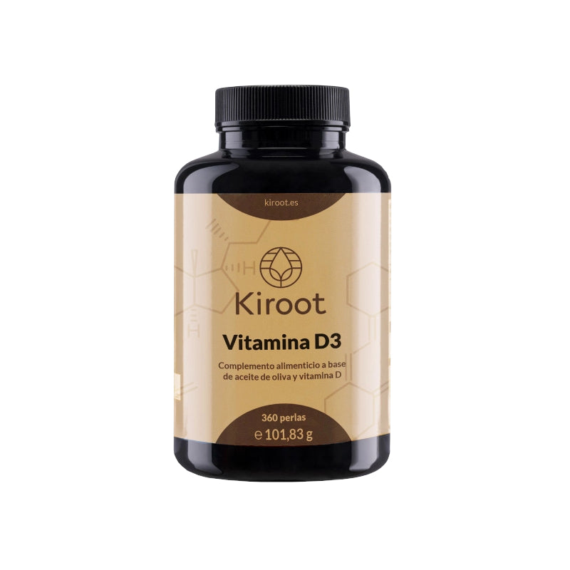 Vitamina D3 360 perlas | Kiroot - Dietetica Ferrer