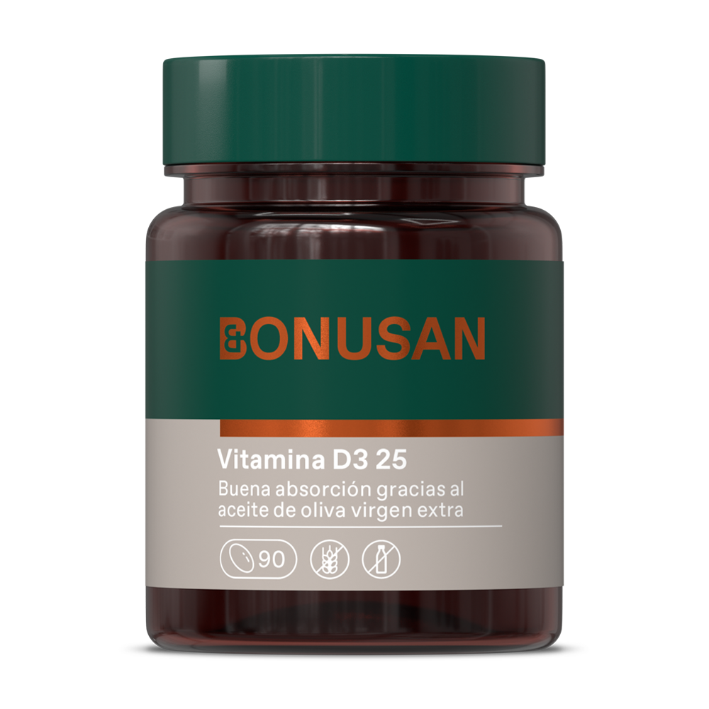 Vitamina D3 25 mcg 1000 UI 90 Capsulas | Bonusan - Dietetica Ferrer