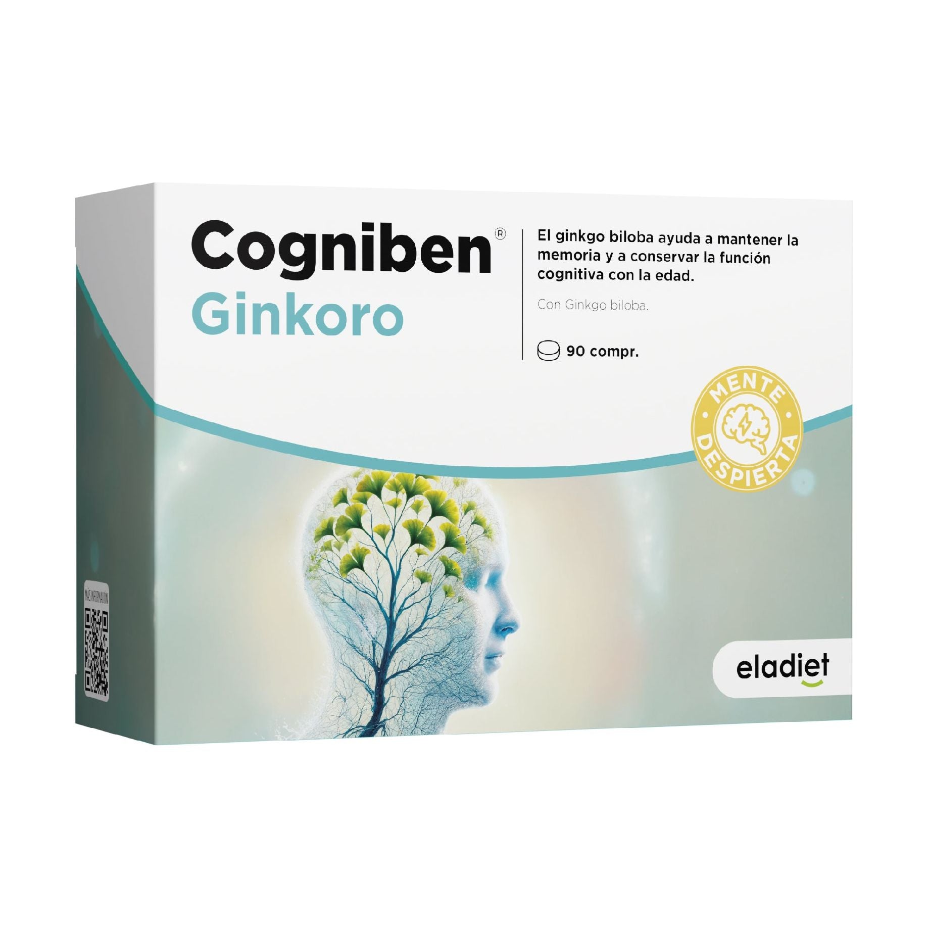 Ginkoro Cogniben 90 Comprimidos | Eladiet - Dietetica Ferrer