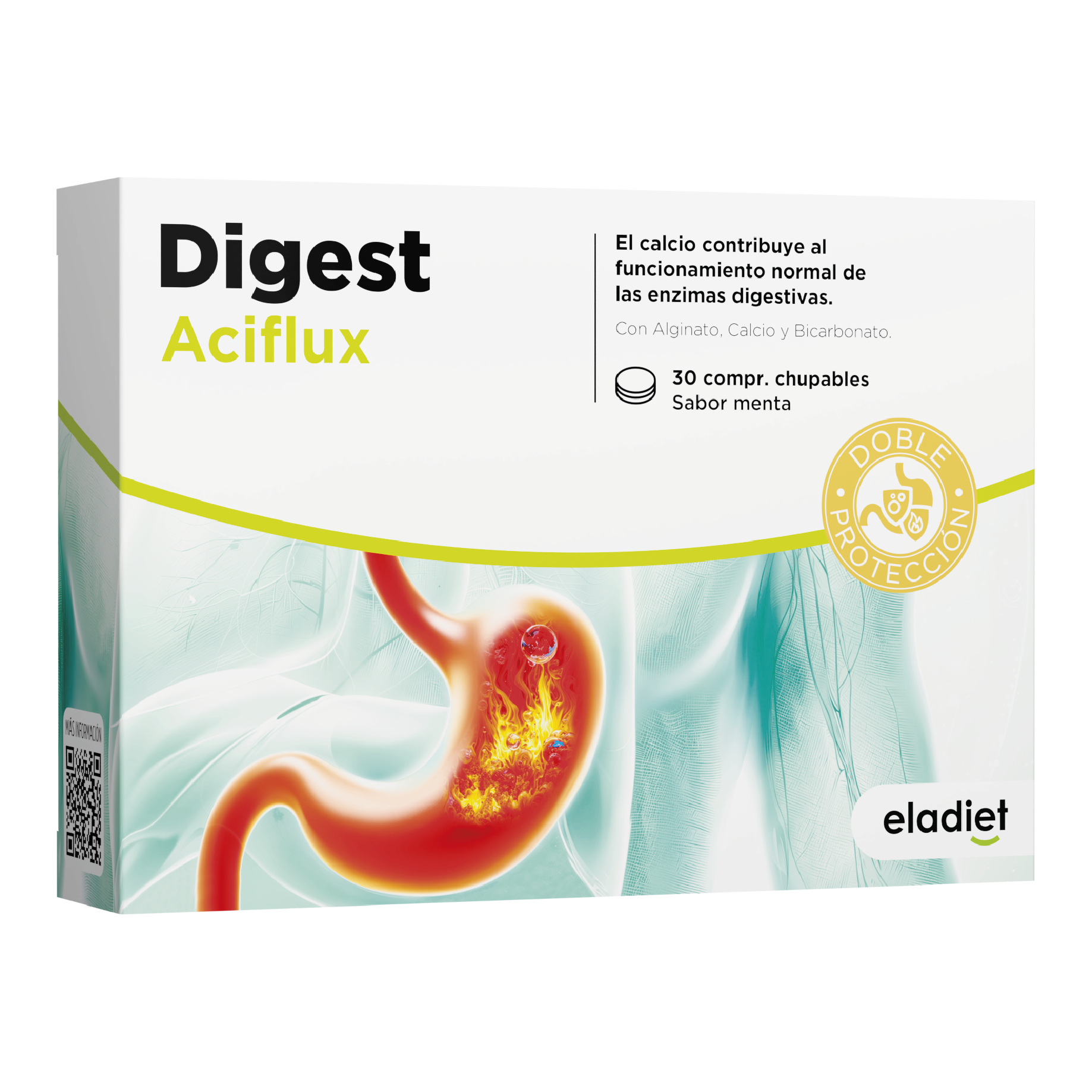 Digest AciFlux Protect 30 Comprimidos | Eladiet - Dietetica Ferrer