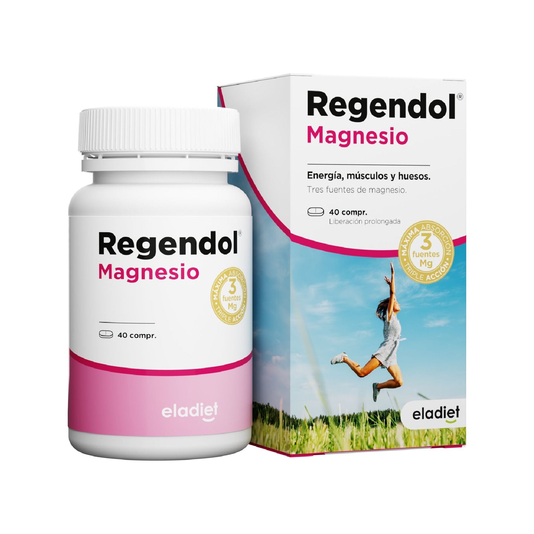 Regendol Magnesio 40 Comprimidos | Eladiet - Dietetica Ferrer