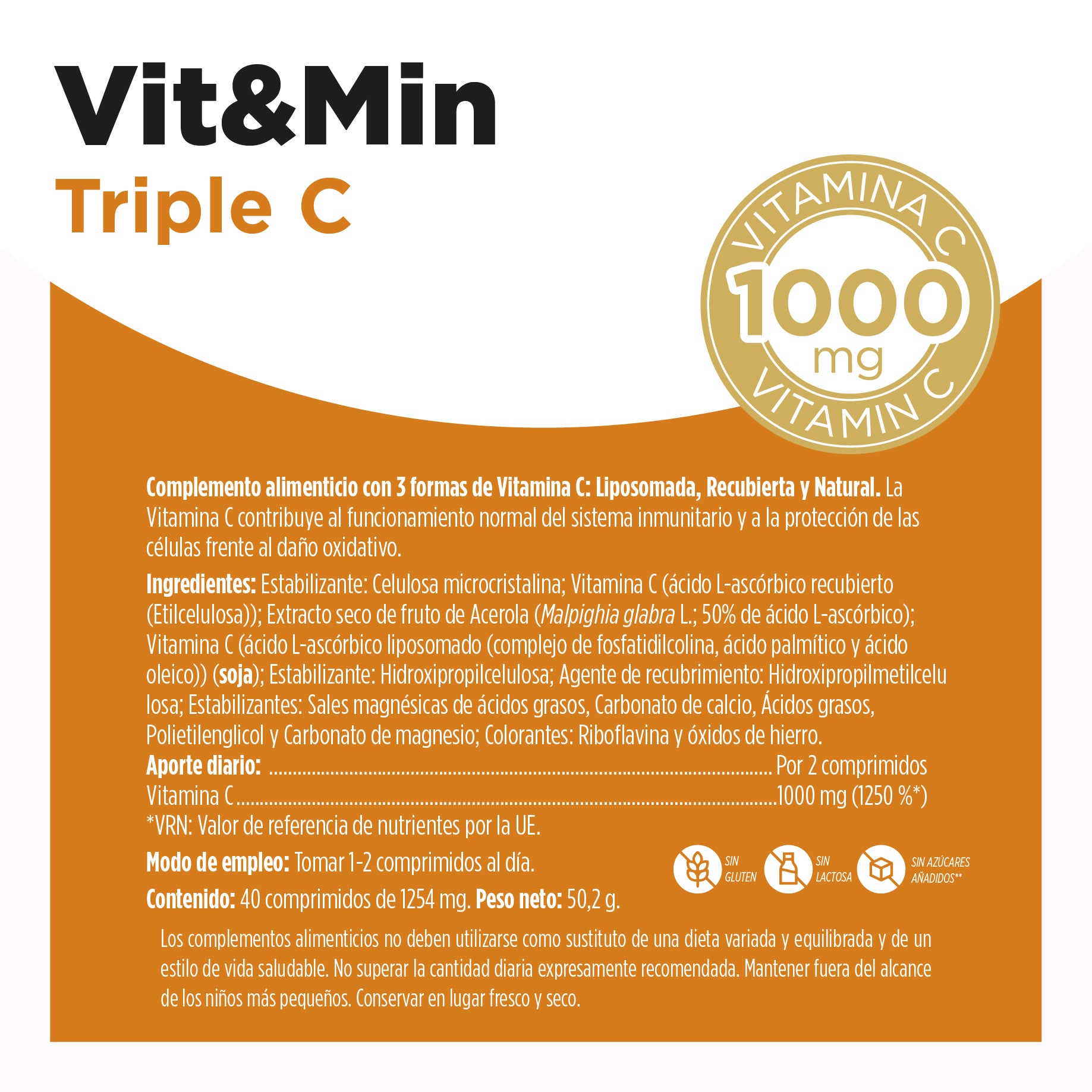 Triple C 40 Comprimidos | Eladiet - Dietetica Ferrer