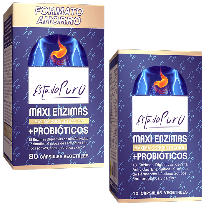 Estado Puro Maxi Enzimas Probioticos Capsulas | Tongil - Dietetica Ferrer