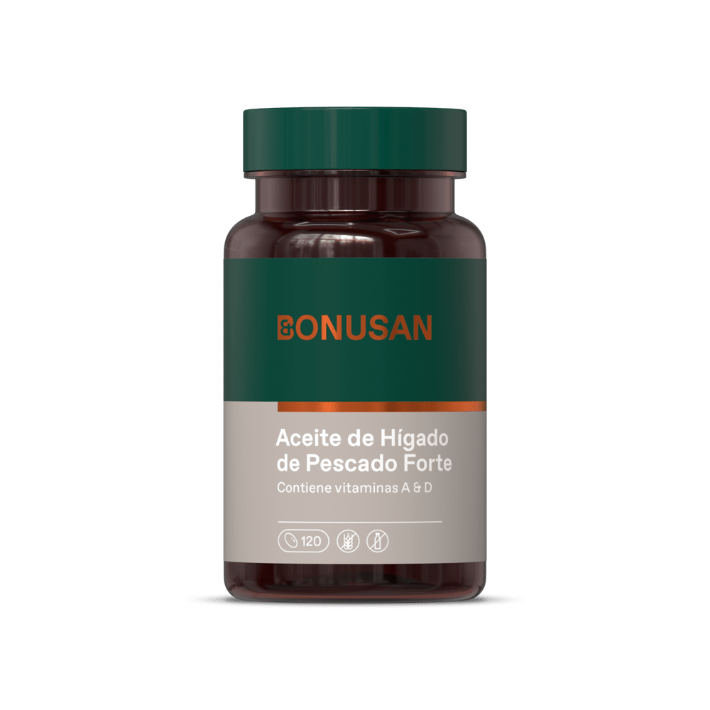 Aceite de Higado de Pescado Forte 120 Capsulas | Bonusan - Dietetica Ferrer