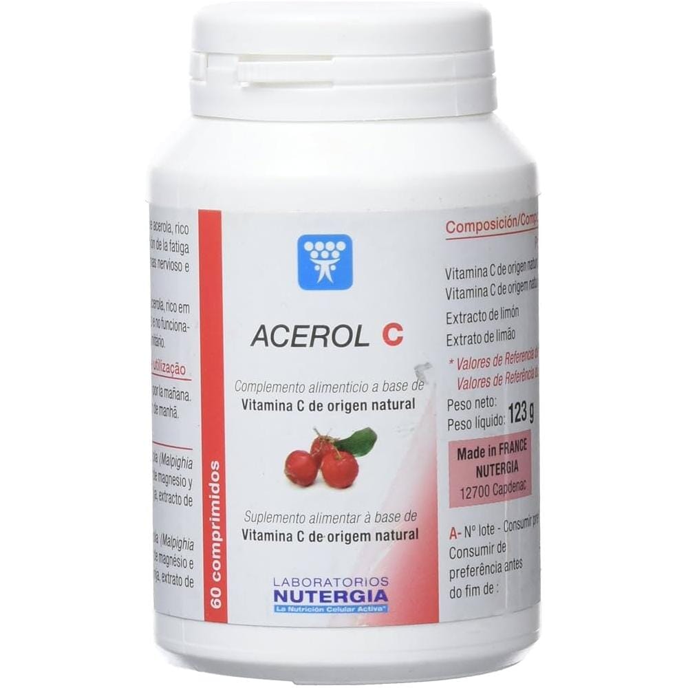 Acerol C 60 Comprimidos | Nutergia - Dietetica Ferrer