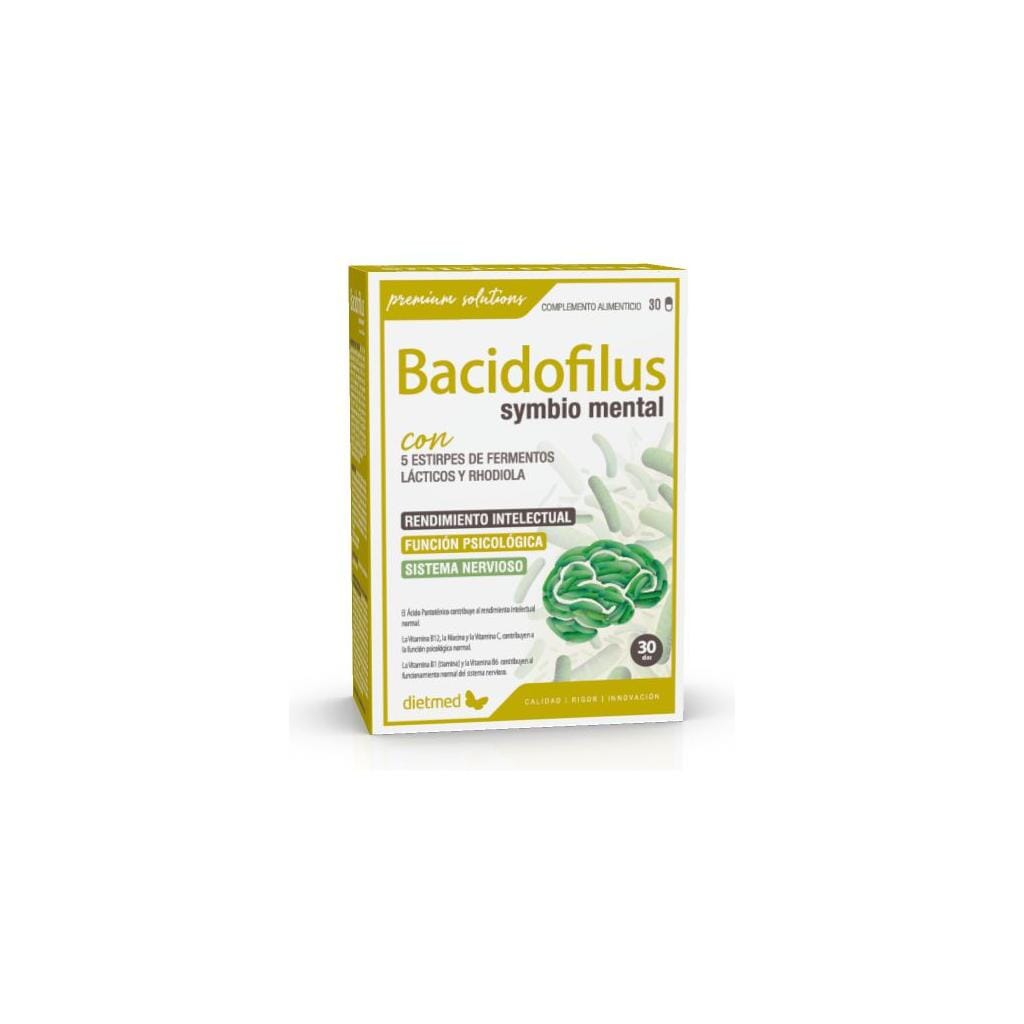Bacidofilus Symbio Mental 30 cápsulas | Dietmed - Dietetica Ferrer