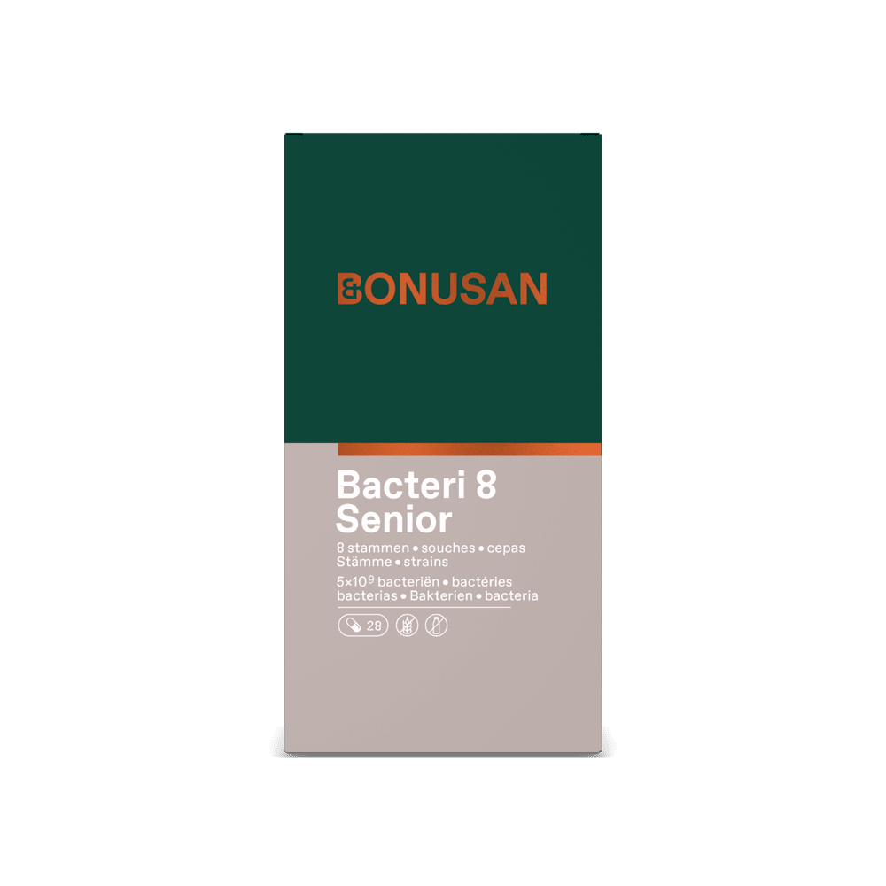 Bacteri 8 Senior 28 capsulas | Bonusan - Dietetica Ferrer
