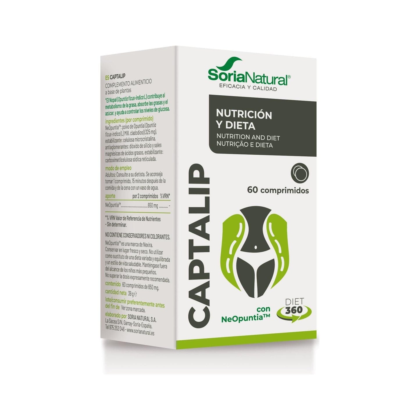 Captalip 60 Comprimidos | Soria Natural - Dietetica Ferrer