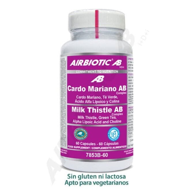 Cardo Mariano Complex 60 Capsulas | Airbiotic AB - Dietetica Ferrer