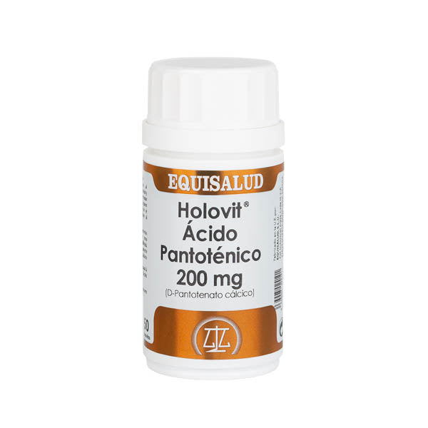 Holovit Acido Pantotenico 200 Mg (D-Pantotenato Cálcico) 50 Cápsulas | Equisalud - Dietetica Ferrer