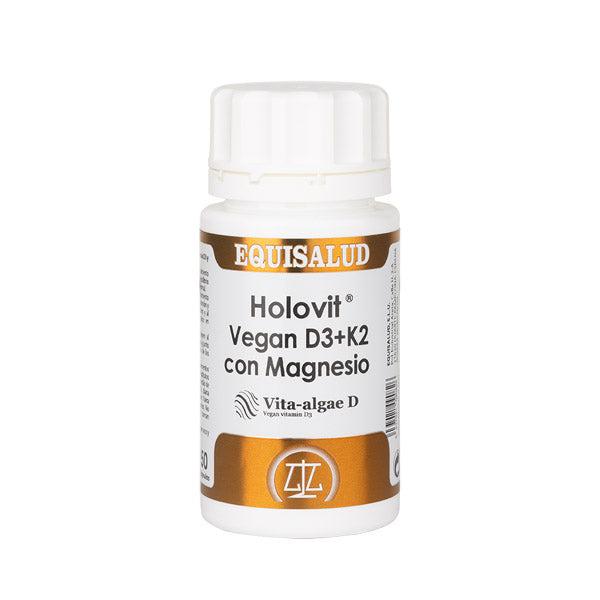 Holovit Vegan D3+K2 Con Magnesio | Equisalud - Dietetica Ferrer