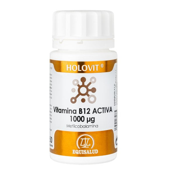 Holovit Vitamina B12 Activa 1000 µg 50 Cápsulas | Equisalud - Dietetica Ferrer