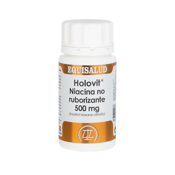 Holovit Niacina No Ruborizante 500 Mg (Inositol Hexanicotinato) 50 Cápsulas | Equisalud - Dietetica Ferrer