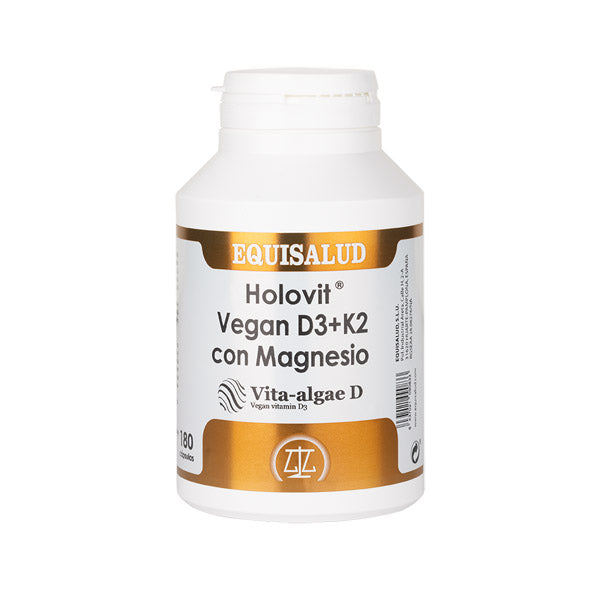 Holovit Vegan D3+K2 Con Magnesio | Equisalud - Dietetica Ferrer