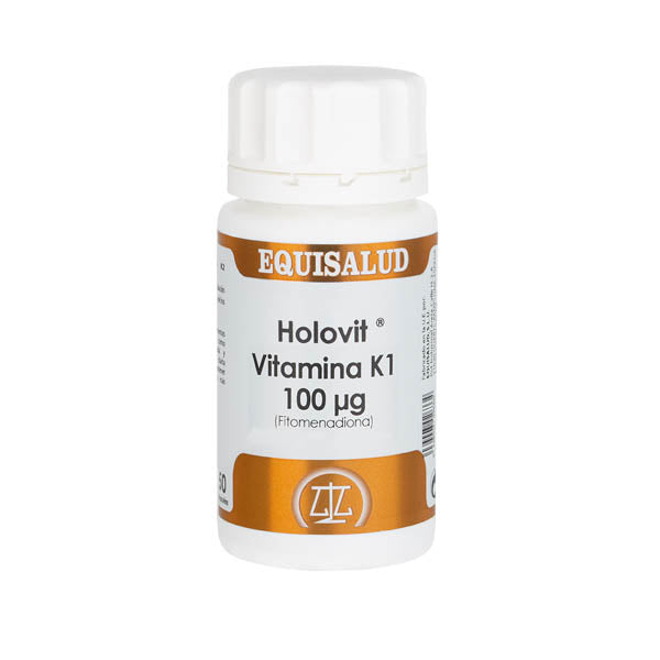 Holovit Vitamina K1 100 µg (Fitomenadiona) 50 Cápsulas | Equisalud - Dietetica Ferrer
