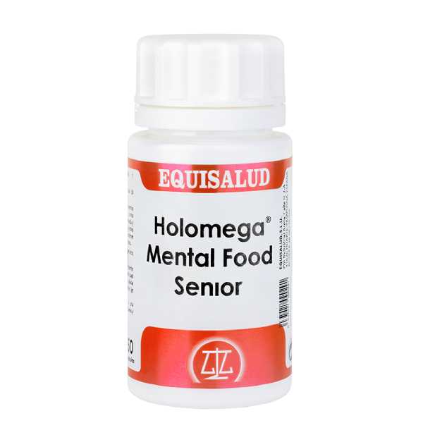 Holomega Mental Food Senior 50 Cápsulas | Equisalud - Dietetica Ferrer