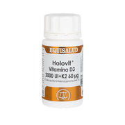 Holovit Vitamina D3 2.000 Ui + K2 60 µg (Colecalciferol + Menaquinona (Mk-7)) | Equisalud - Dietetica Ferrer