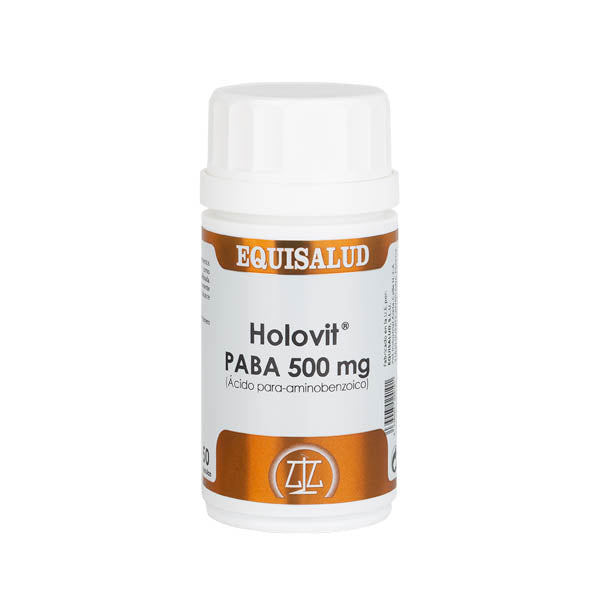 Holovit Paba 500 Mg (Ácido Paraaminobenzoico) 50 Cápsulas | Equisalud - Dietetica Ferrer
