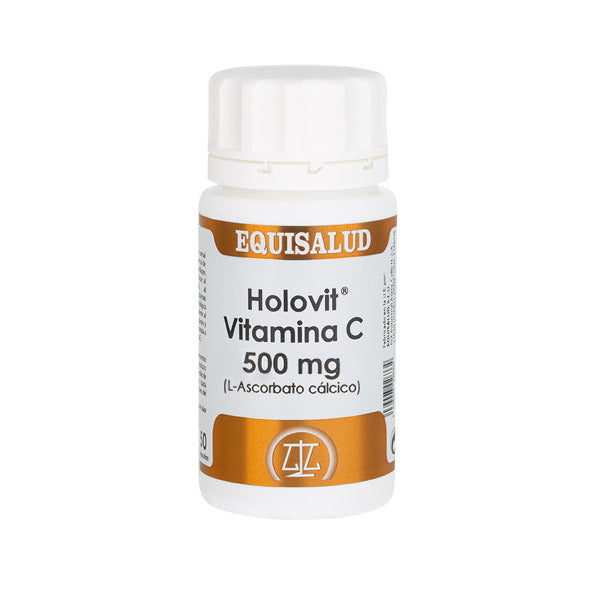 Holovit Vitamina C 500 Mg (L-Ascorbato Cálcico) 50 Cápsulas | Equisalud - Dietetica Ferrer