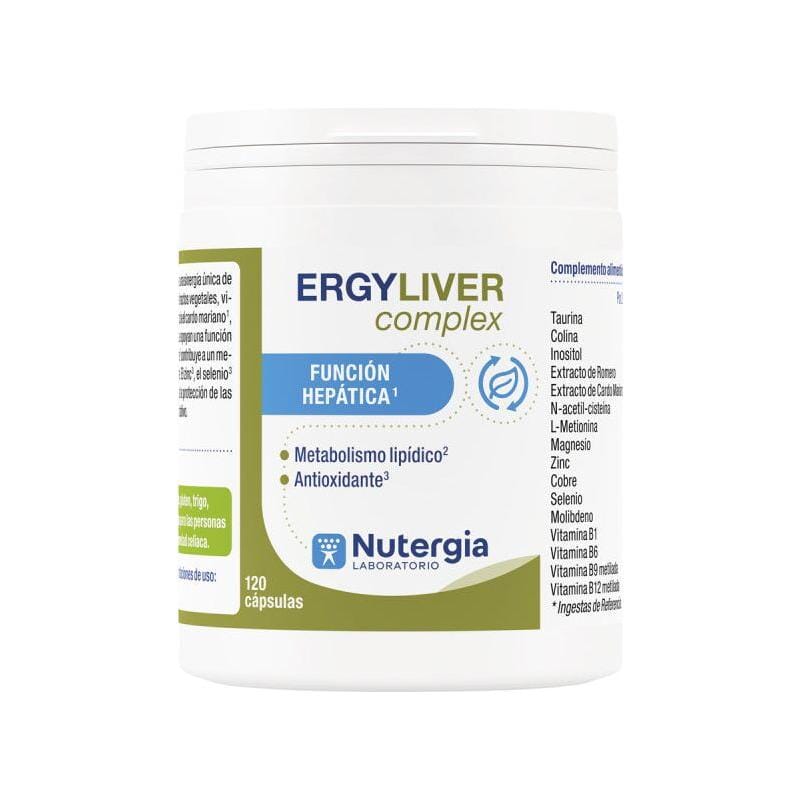 Ergyliver Complex 120 cápsulas | Nutergia - Dietetica Ferrer