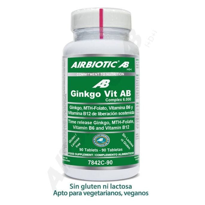Ginkgo Vit Complex 90 Tabletas | Airbiotic AB - Dietetica Ferrer