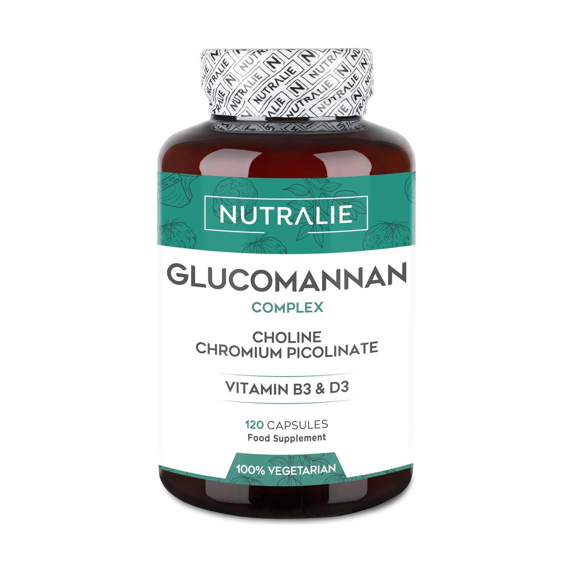 Glucomanano Complex 120 cápsulas | Nutralie - Dietetica Ferrer