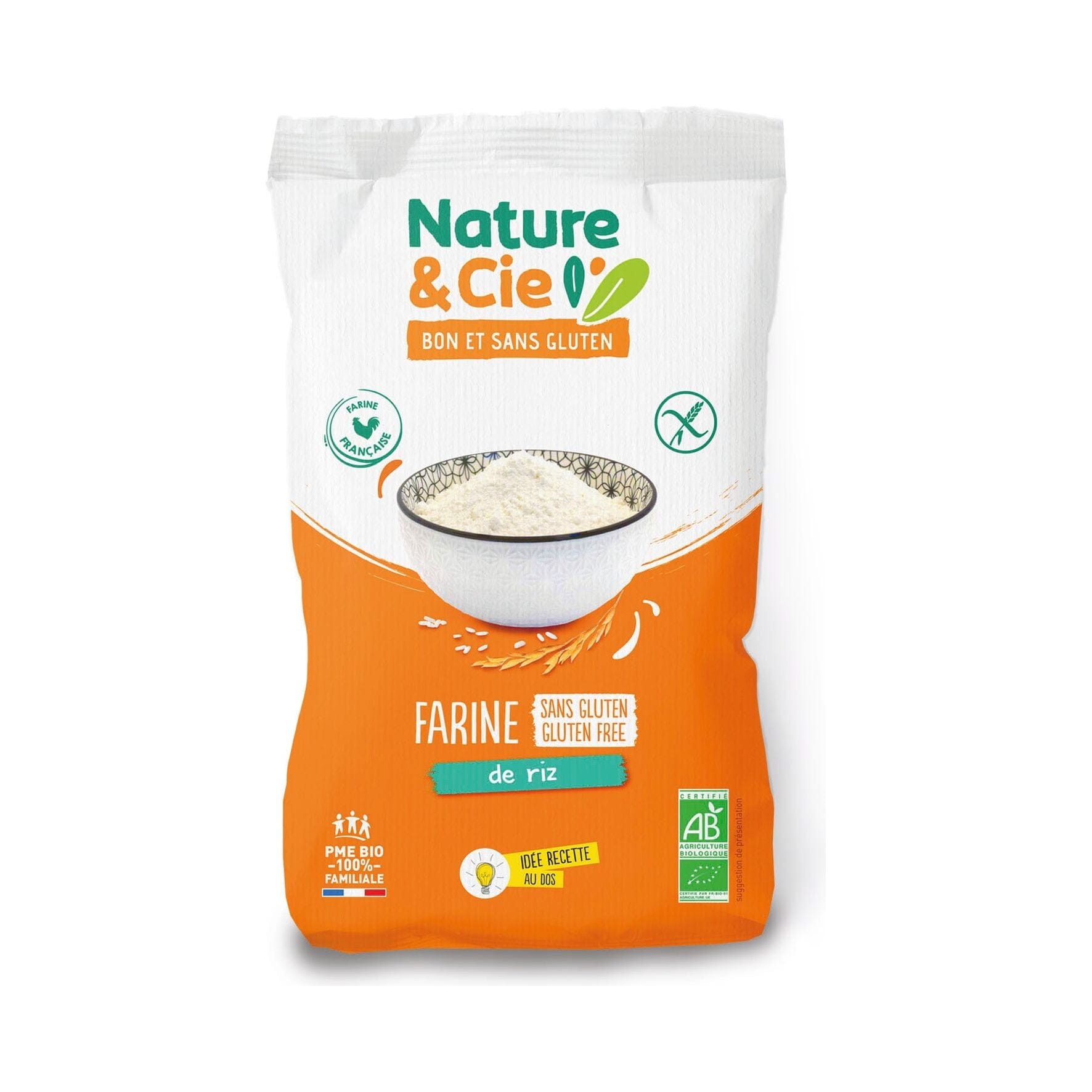 Harina de Arroz sin Gluten Bio 500 gr | Nature & Cie - Dietetica Ferrer