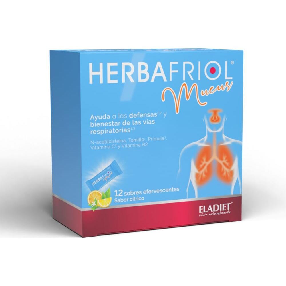 Herbafriol Mucus 12 sticks | Eladiet - Dietetica Ferrer
