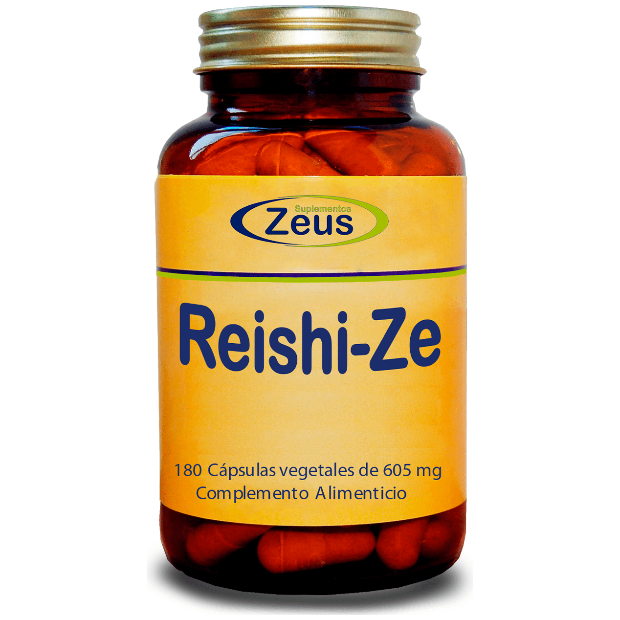 Hongo Reishi 180 cápsulas | Zeus - Dietetica Ferrer