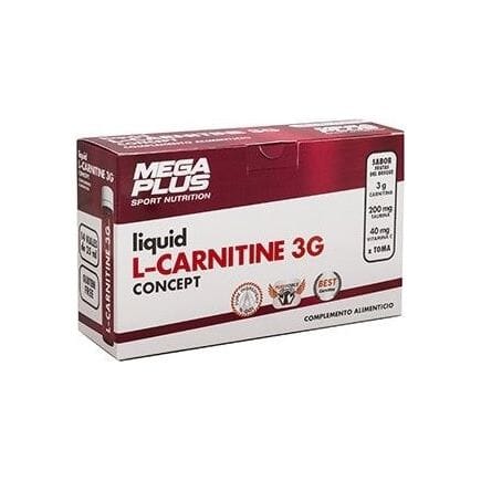 L-Carnitine Concept 14 ampollas | Mega Plus - Dietetica Ferrer
