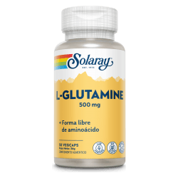 L Glutamine 500 Mg 50 Capsulas | Solaray - Dietetica Ferrer