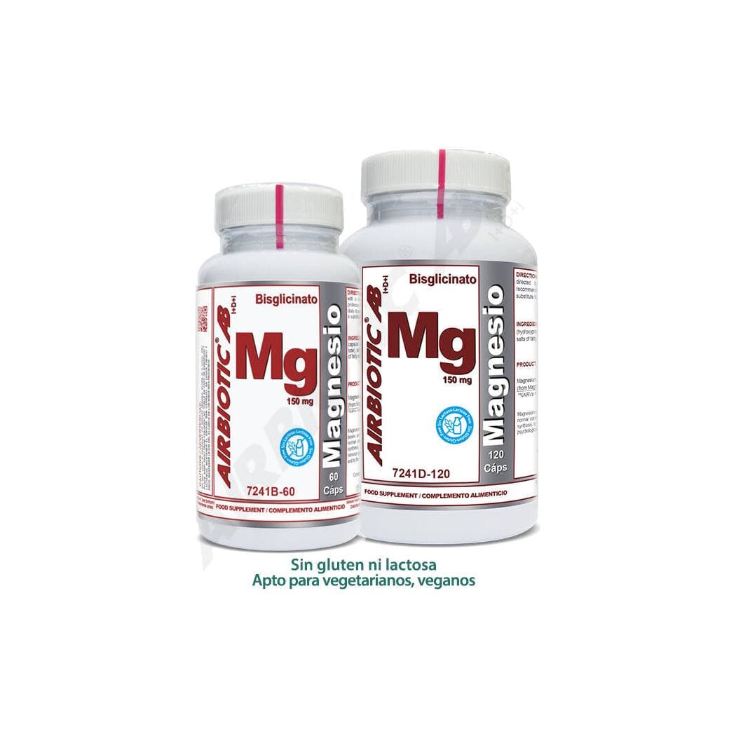 Magnesio 150 mg Capsulas | Airbiotic AB - Dietetica Ferrer