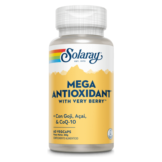 Mega Antioxidant Very Berry 60 Capsulas | Solaray - Dietetica Ferrer