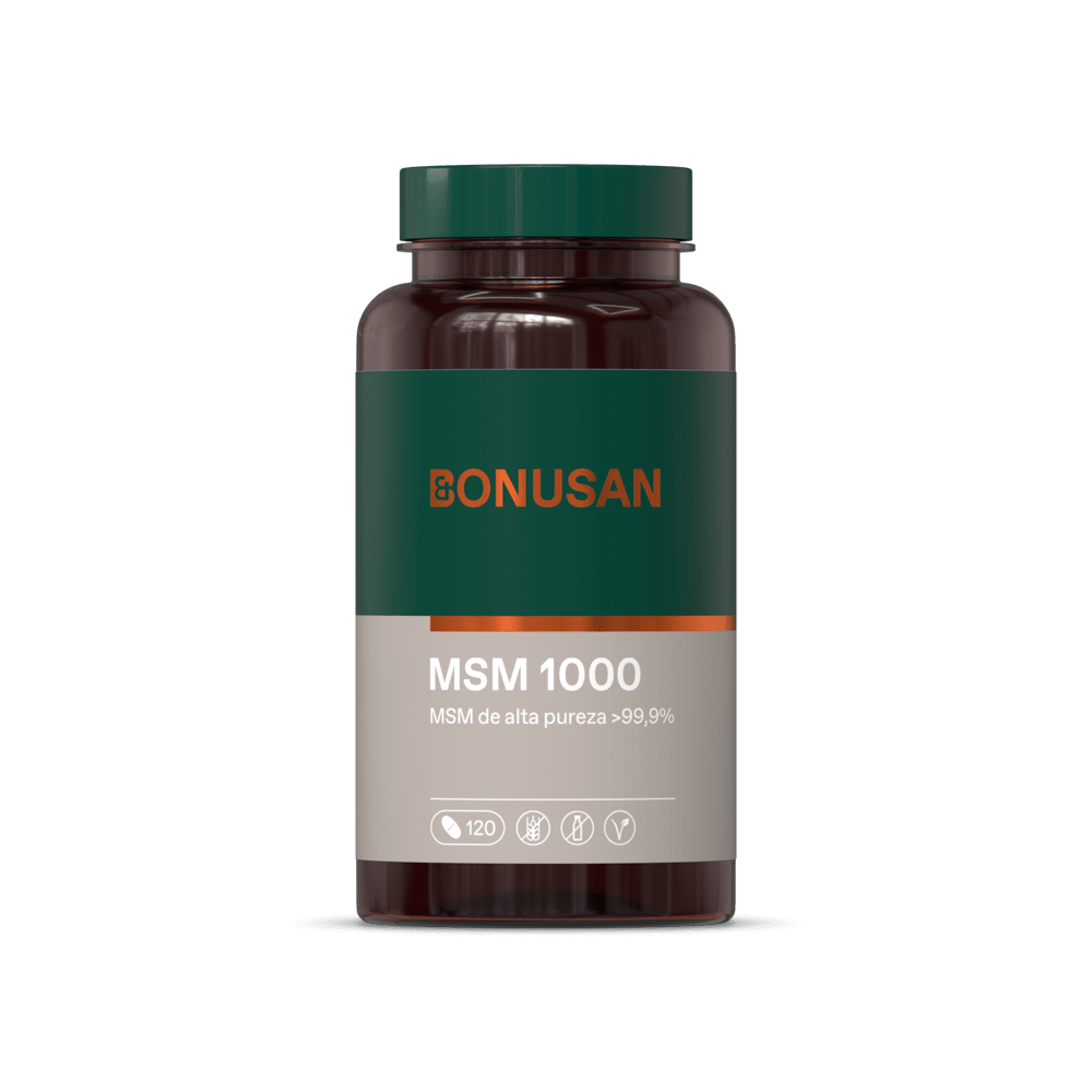 MSM 1000 mg 120 Tabletas | Bonusan - Dietetica Ferrer