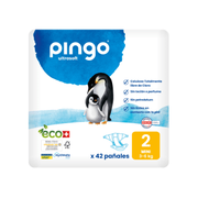 Pañales Talla 2 3-6 Kg 42 Unidades | Pingo - Dietetica Ferrer