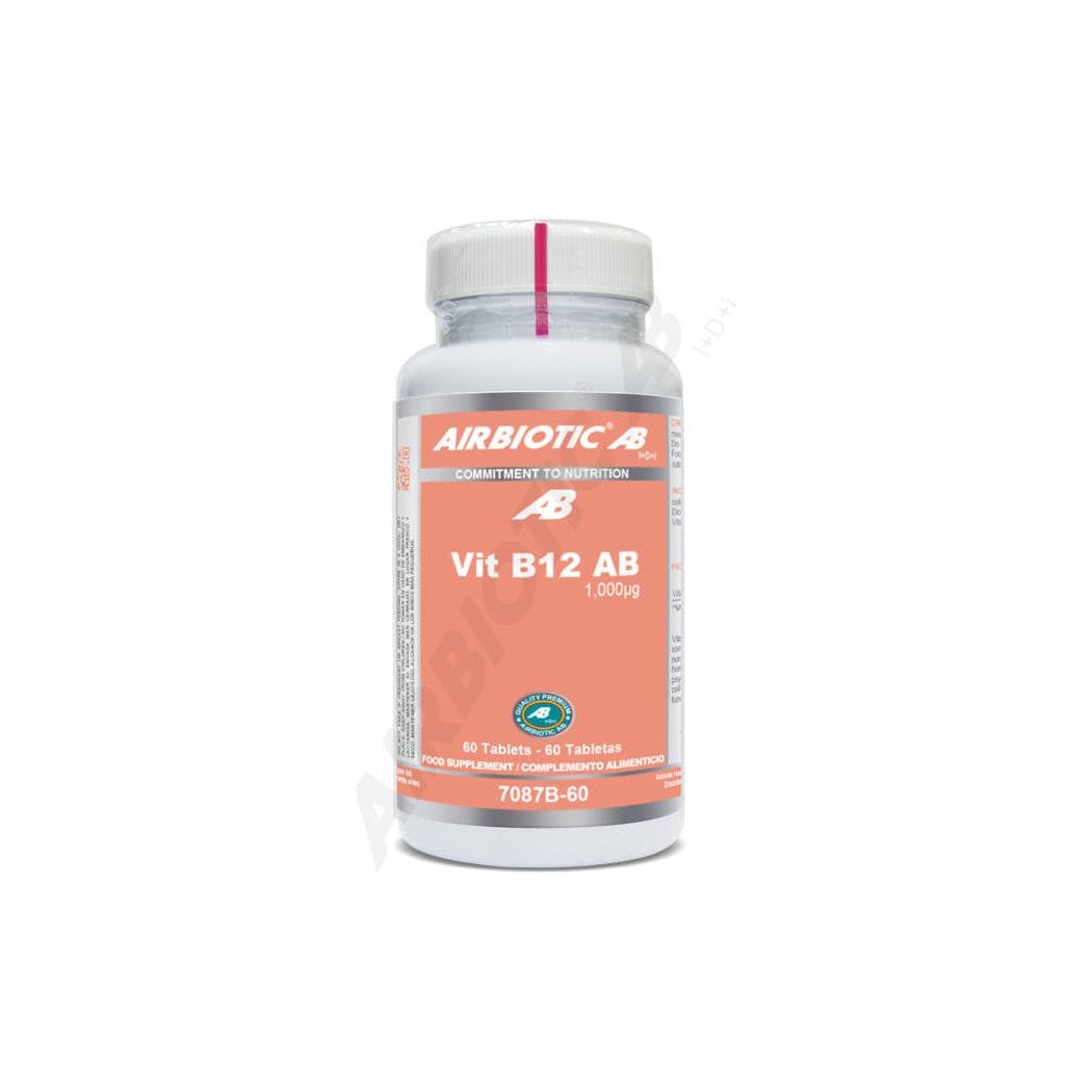 Vitamina B12 AB 1000 mg Tabletas | Airbiotic AB - Dietetica Ferrer