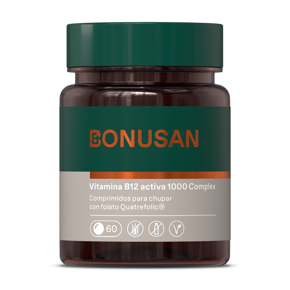 Vitamina B12 Activa 1000 mcg 60 Comprimidos | Bonusan - Dietetica Ferrer