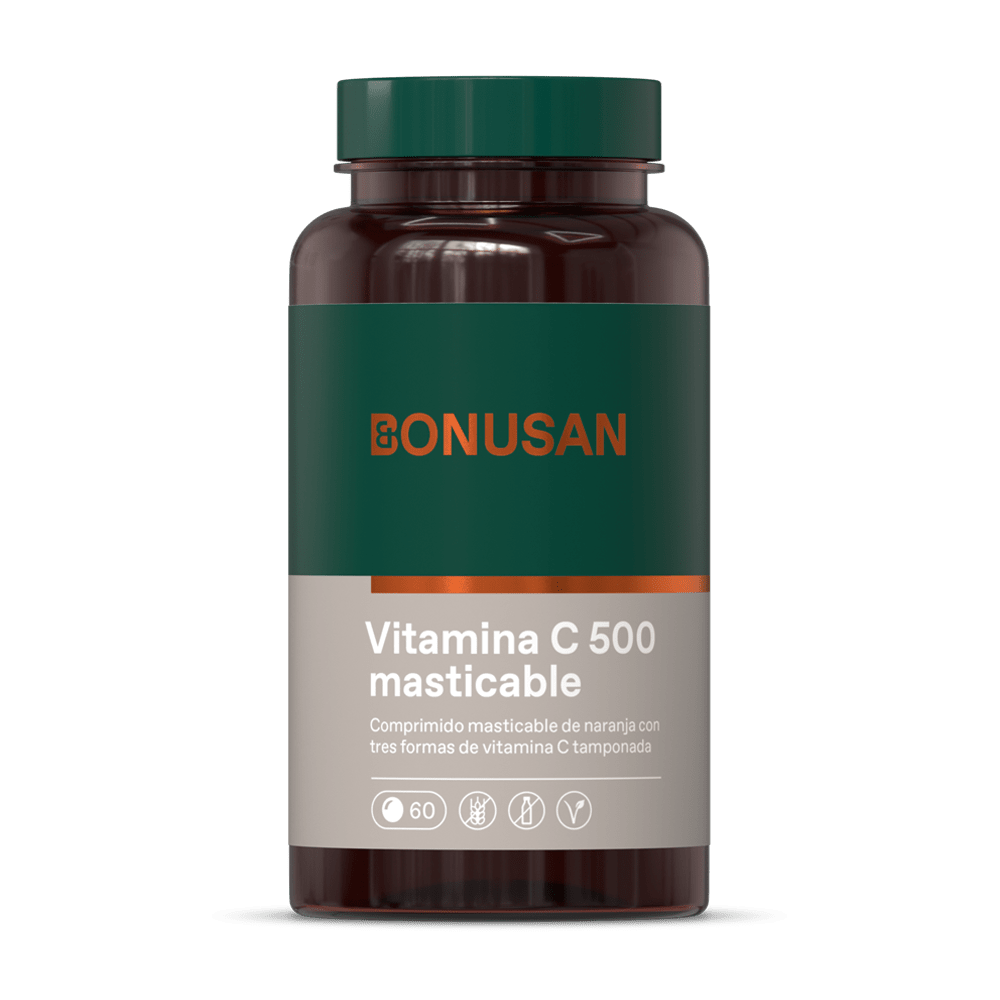 Vitamina C 500 60 Tabletas Masticables | Bonusan - Dietetica Ferrer
