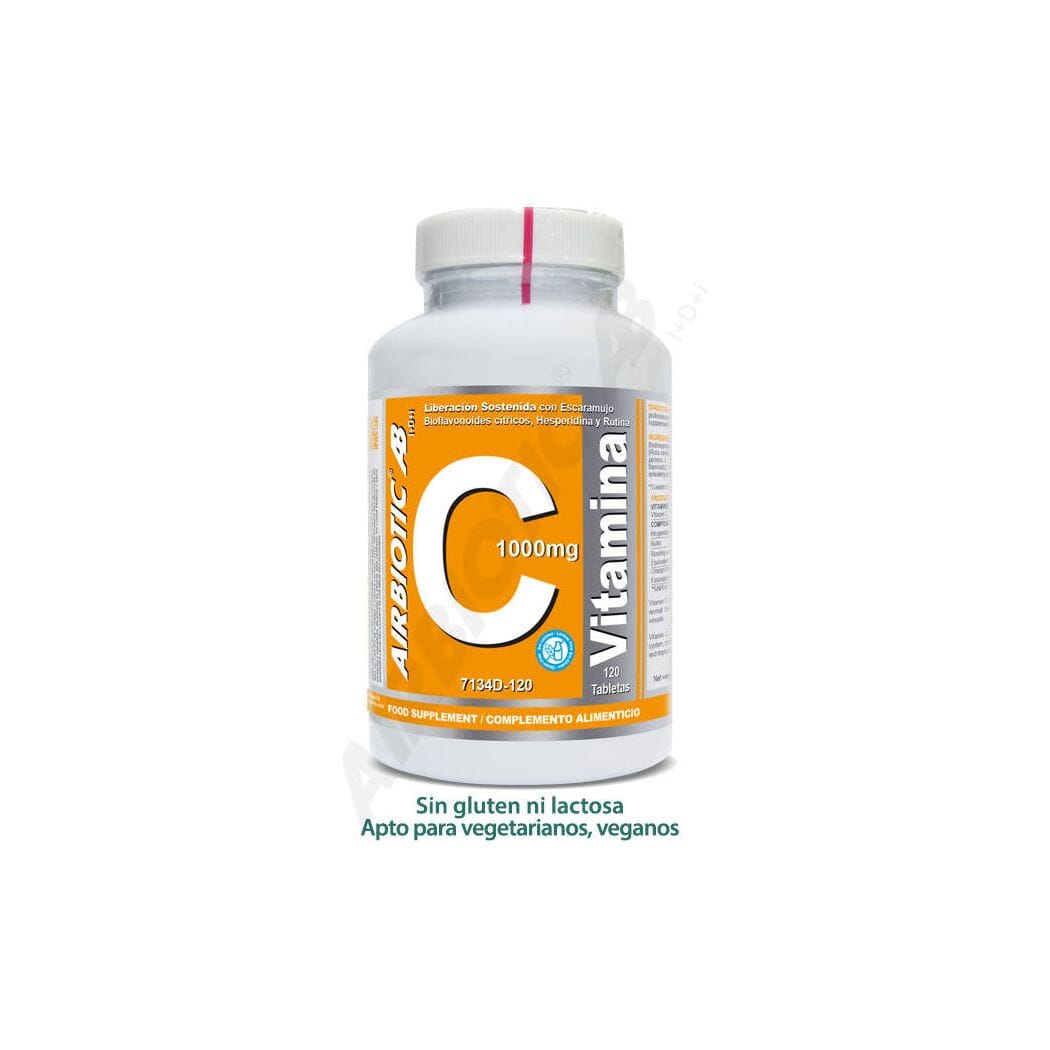 Vitamina C Complex 1000 mg 120 Tabletas | Airbiotic AB - Dietetica Ferrer