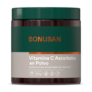Vitamina C en Polvo Ascorbatos 250 gr | Bonusan - Dietetica Ferrer