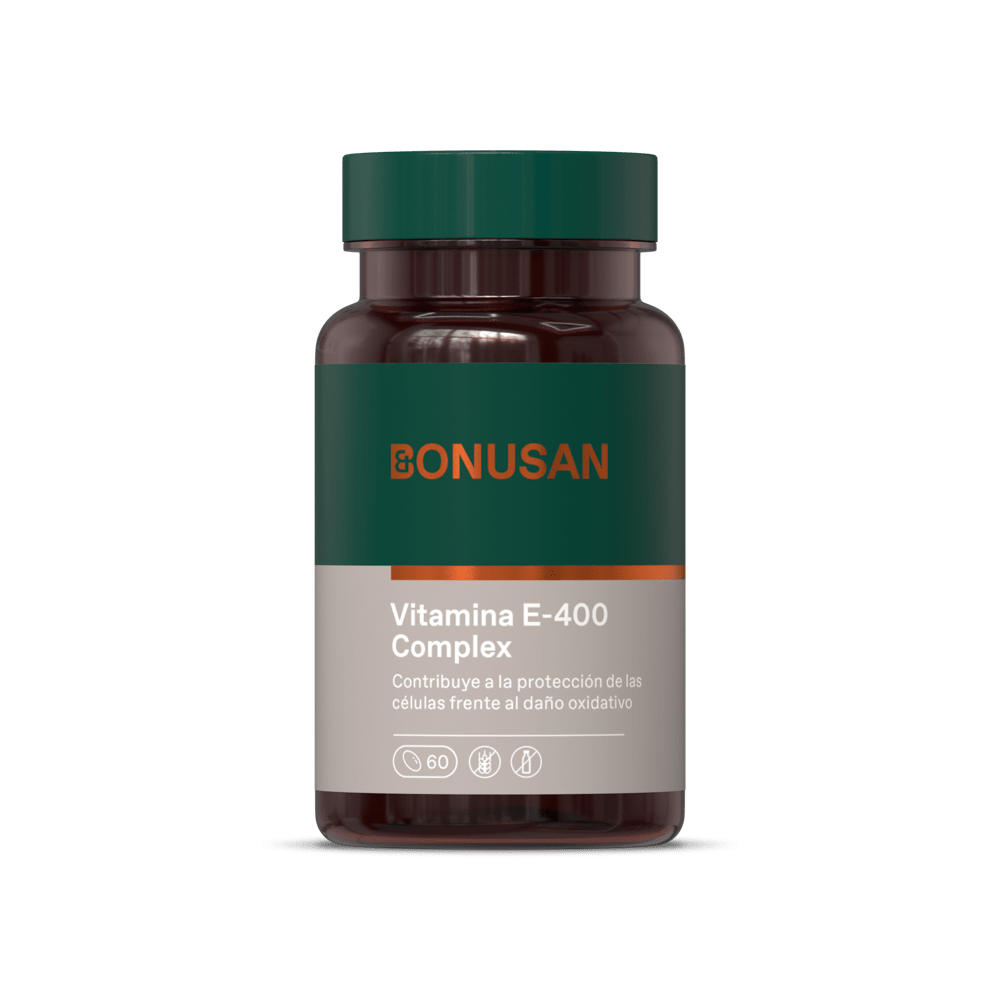 Vitamina E 400 Complejo 60 Capsulas | Bonusan - Dietetica Ferrer