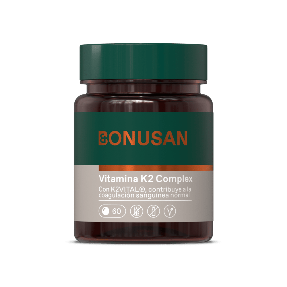 Vitamina K2 100 mcg Plus 60 Comprimidos | Bonusan - Dietetica Ferrer