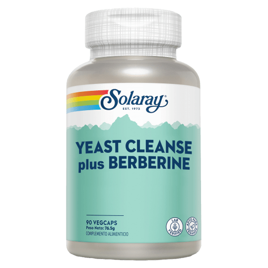 Yeast Cleanse + Berberine 90 cápsulas | Solaray - Dietetica Ferrer