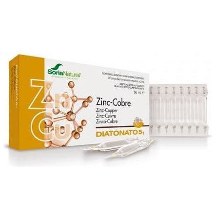 Diatonato 5-1 (Zn-Cu) 28 Ampollas | Soria Natural - Dietetica Ferrer