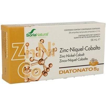 Diatonato 5-2 (Zn-Ni-Co) 28 Ampollas | Soria Natural - Dietetica Ferrer
