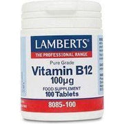 Vitamina B12 100 µg 100 Tabletas | Lamberts - Dietetica Ferrer