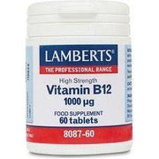 Vitamina B12 1000 µg 60 Tabletas | Lamberts - Dietetica Ferrer